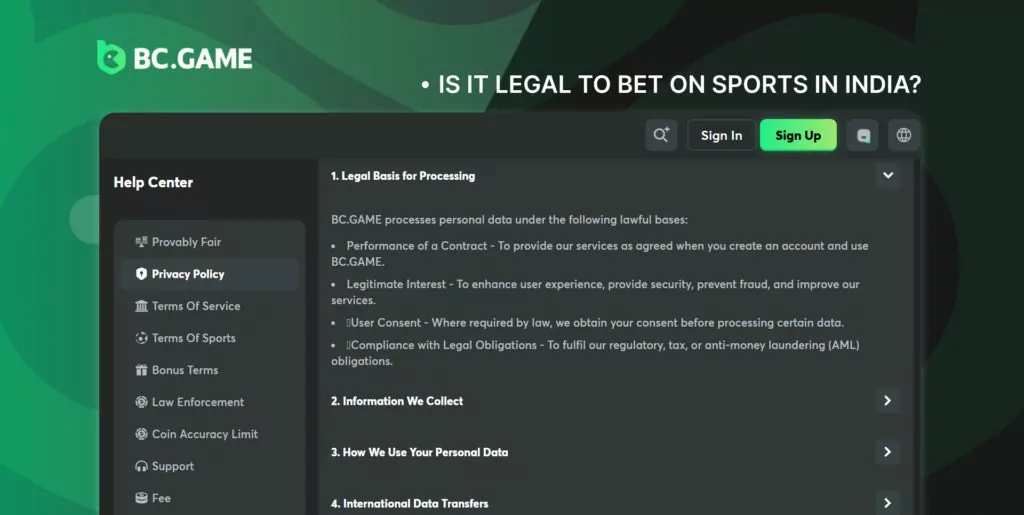 Legality of betting in India